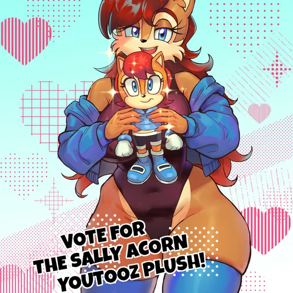 sally acorn, sally acorn (post-sgw) (archie comics, sega) created by azul35art