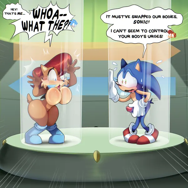 sally acorn, sonic the hedgehog (sega, sonic the hedgehog (series)) created by lewdloaf