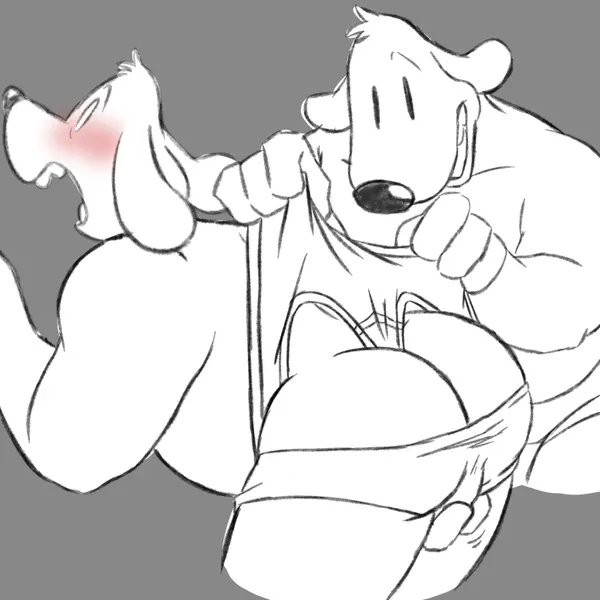 samuel dog (sam and max) created by pretzelgremlin
