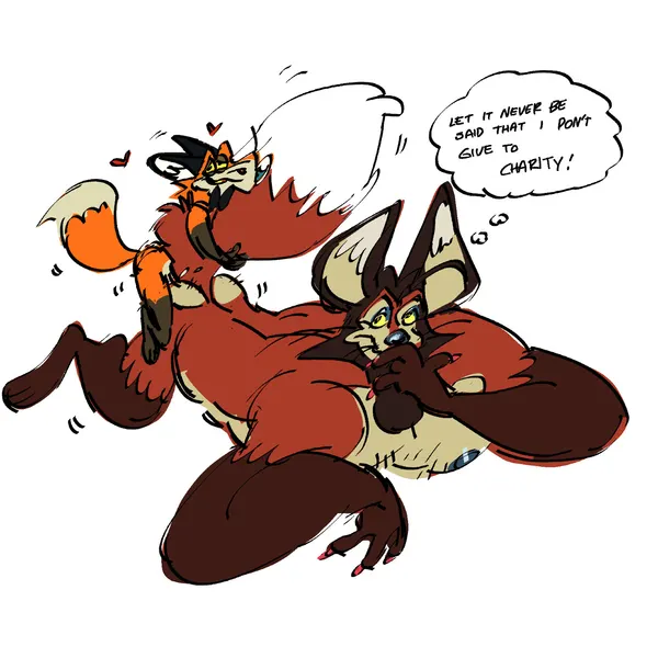 senedjem, webster the fox (webster's infinite club crawl) created by senedjem (artist)