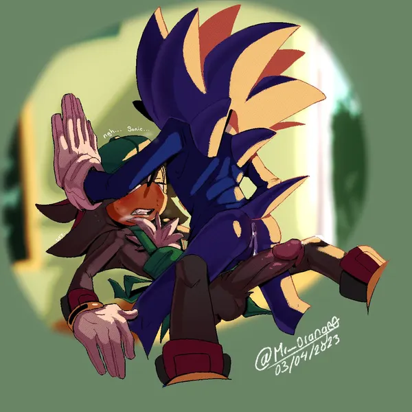 shadow the hedgehog, sonic the hedgehog (sega, sonic the hedgehog (series)) created by mr orange000