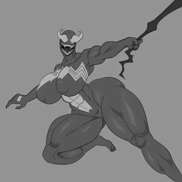 she-venom (marvel) created by gallo wazavi