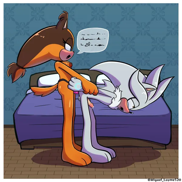 silver the hedgehog, sticks the jungle badger (sega, sonic boom) created by miguel layme