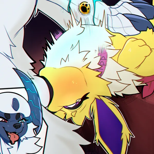 styx (blue-wolfy), zippy the jolteon (nintendo, pokemon) created by chloe-dog
