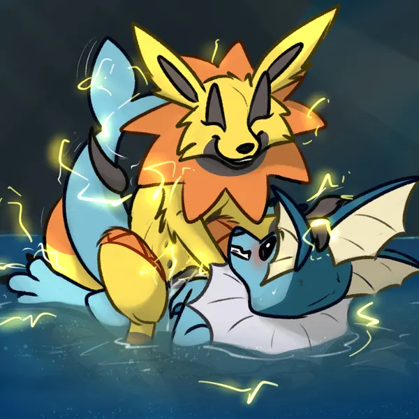 tesla (heliofox) (nintendo, pokemon) created by heliofox