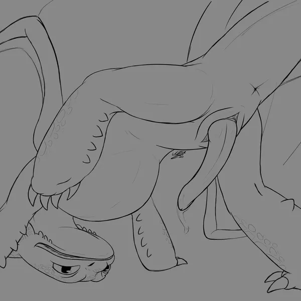 toothless (dreamworks, european mythology) created by uzu nu (artist)