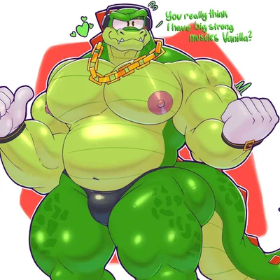 vector the crocodile (sega, sonic the hedgehog (series)) created by darkpolari