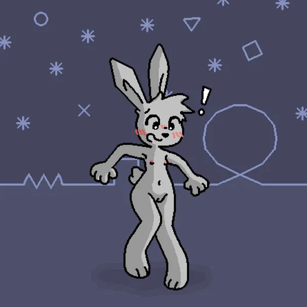 vibri (vib-ribbon) created by pixel vibri
