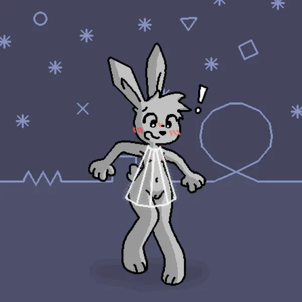 vibri (vib-ribbon) created by pixel vibri