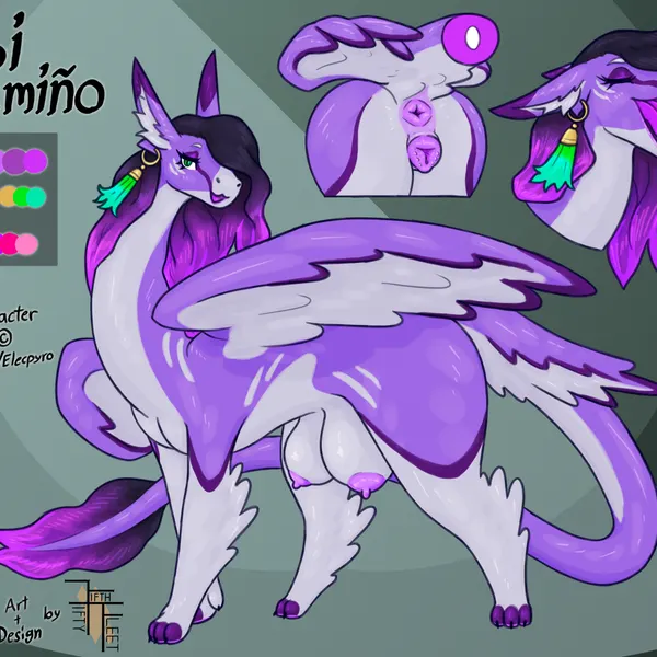 yubi mayumino (elecpyro) (mythology) created by fiftyfifthfleet