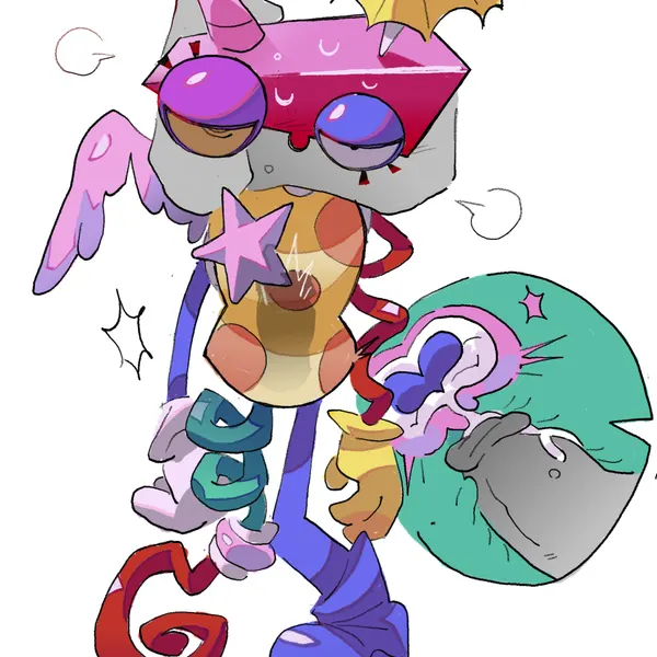 zooble (tadc) (glitch productions, the amazing digital circus) created by real saming