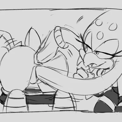 abyss the squid, sally acorn (sega, sonic the hedgehog (series)) created by guillion