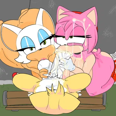 amy rose, miles prower, rouge the bat (sega, sonic the hedgehog (series)) created by savagensfw