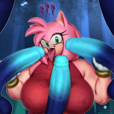 amy rose (sega, sonic the hedgehog (series)) created by blu rent
