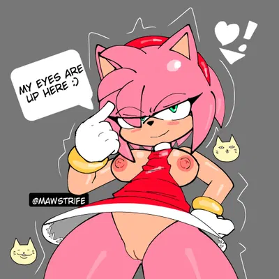 amy rose (sega, sonic the hedgehog (series)) created by mawstrife