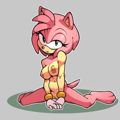 amy rose (sega, sonic the hedgehog (series)) created by rogone2