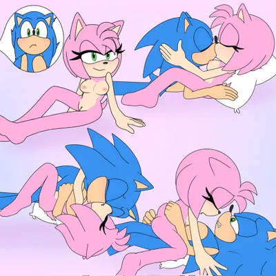 amy rose, sonic the hedgehog (sega, sonic the hedgehog (series)) created by granlimoncito
