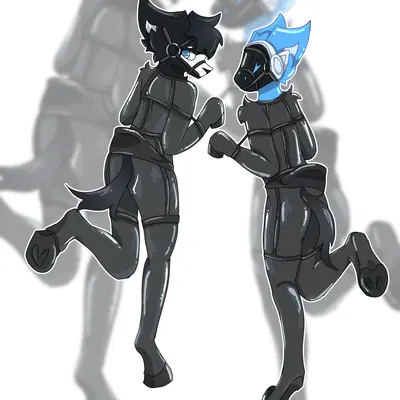 andromorph, anthro, bdsm, black body