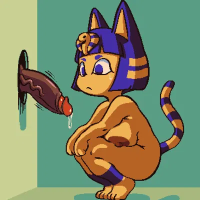 ankha (animal crossing) (animal crossing, nintendo) created by klaner