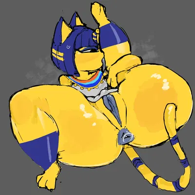 ankha (animal crossing) (animal crossing, nintendo) created by qwpeowqpe