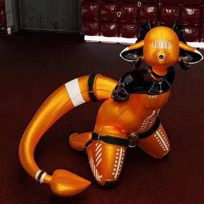 ankle cuffs, anthro, barcode, belt