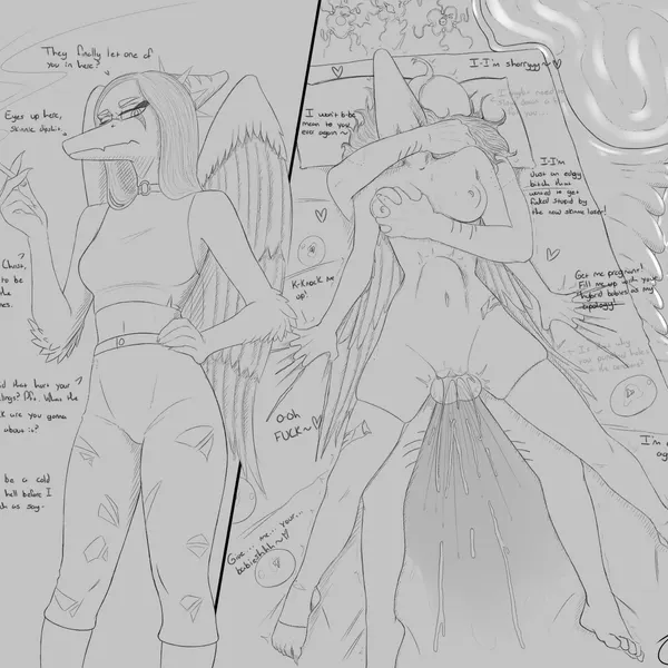 anon (snoot game), fang (gvh) (4chan, cavemanon studios) created by ratherdevious