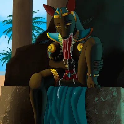 anubis (egyptian mythology, middle eastern mythology) created by nibisu