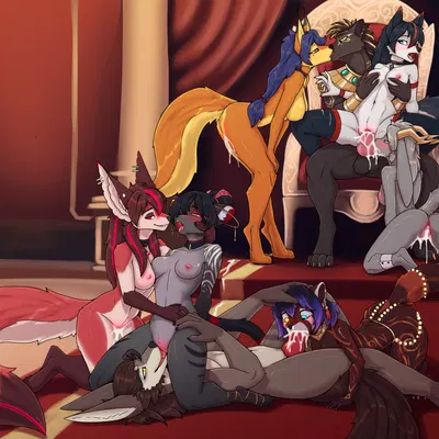 ascord, carmelita fox, sybil (pseudoregalia) (pseudoregalia, sly cooper (series)) created by dreyk-daro