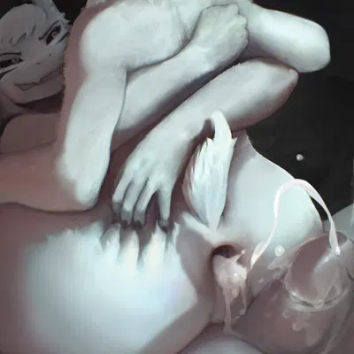 asriel dreemurr (god form), ralsei (deltarune, undertale) created by solomonbnuy