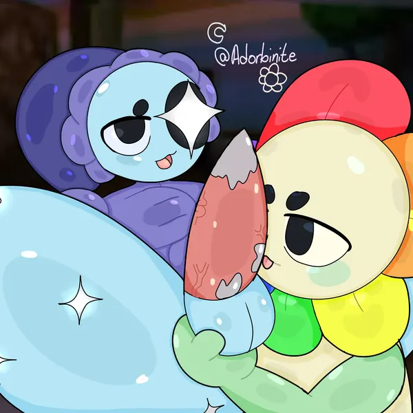 astro (dandy's world), dandy (dandy's world) (blushcrunch studio, dandy's world) created by adorbinite