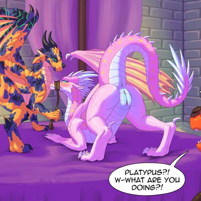 aurora (wof), platypus (wof), umber (wof) (european mythology, mythology) created by dhalek