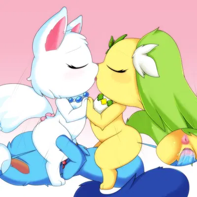 aussie (aussieafterdark), larimar (jewelpet), peridot (jewelpet) (jewelpet, sanrio) created by plushcrochet