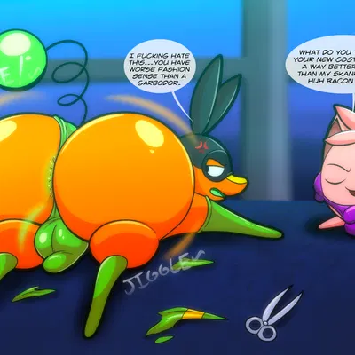 axel the tepig, bacon butt (tepigfan101), creampuff (tepigfan101) (nintendo, pokemon) created by tepigfan101