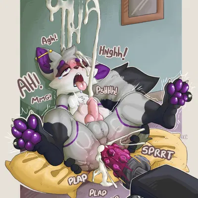 azzy the trash panda created by katxfish