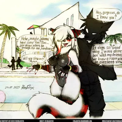 background character, wisper (nevajedelo) created by studioblackfox