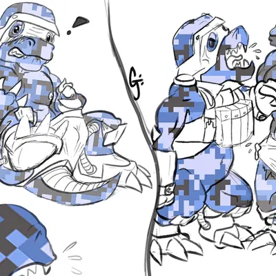 bandai namco, digimon created by godot (artist)