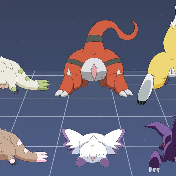 bandai namco, digimon created by pichu90