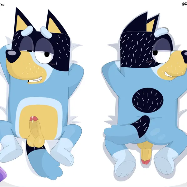 bandit heeler (bluey (series)) created by courtzside45