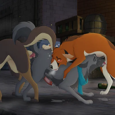 barkwoof (character), thewolfshiki, toby (blackwolf89) created by sketch houndog