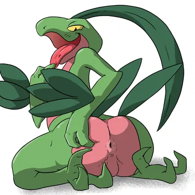 barnim the grovyle (nintendo, pokemon) created by macro710, thatweirdguy