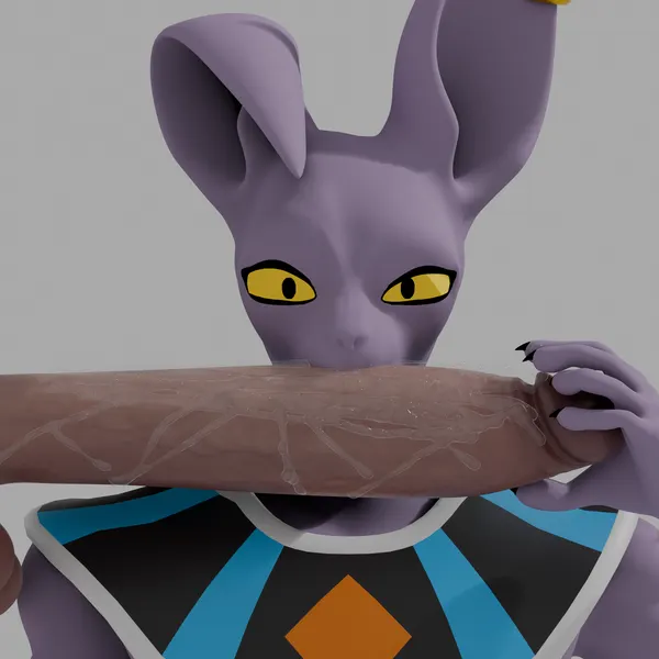 beerus (dragon ball, dragon ball super) created by oddo