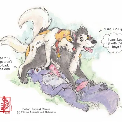 belfort (belfort and lupin), lupin (belfort and lupin) (belfort and lupin) created by fennec (artist)