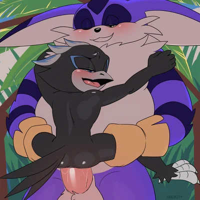 big the cat, caust (sega, sonic the hedgehog (series)) created by krazyelf