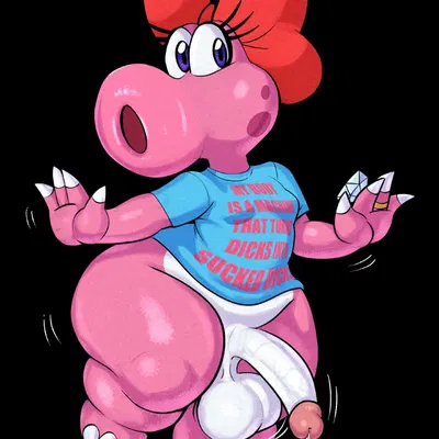 birdo (character) (mario bros, nintendo) created by guillion