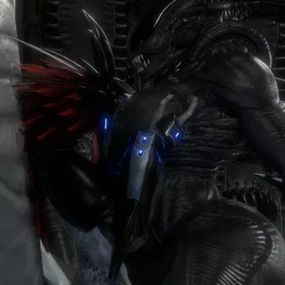 blackwatch (alien (franchise), halo (series)) created by synca