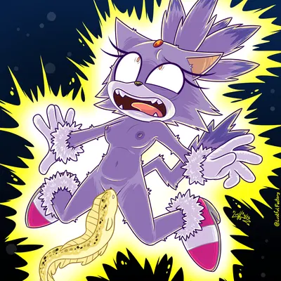 blaze the cat (project x love potion disaster, sega) created by luchosfactory