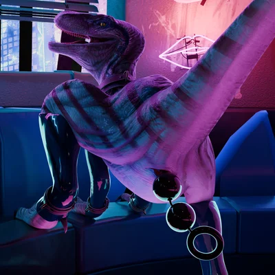 blue (jurassic world) (ark survival (series), jurassic park) created by neccroppolis