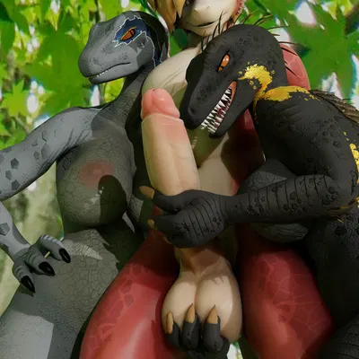 blue (jurassic world), indoraptor (furromantic) (jurassic park, jurassic world) created by kataou (artist)