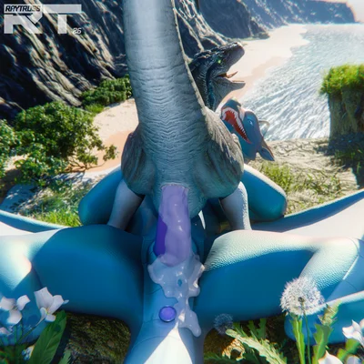 blue (jurassic world) (jurassic park, jurassic world) created by raytross