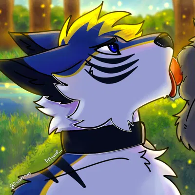 bluefiger, digitfox created by artywolf